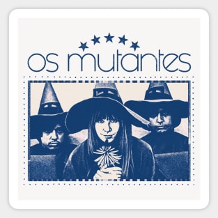 Os Mutantes \\ Retro Style Design Magnet